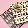 Birthday Cake Confetti Slices Recycled Wrapping Paper