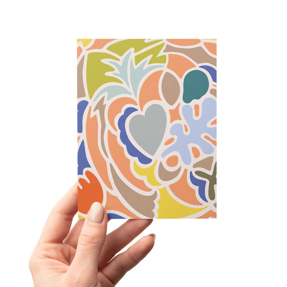 Matisse Inspired Abstract Art Greeting Card
