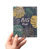 Monstera Leaf Nature Sympathy & Care Greeting Card