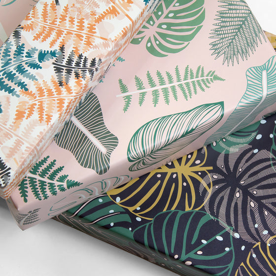 Monstera Leaf Nature Recycled Wrapping Paper