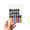 BLM (Black Lives Matter) Rainbow Greeting Card