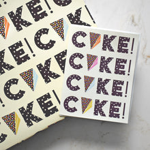 Birthday Cake Confetti Slices Greeting Card