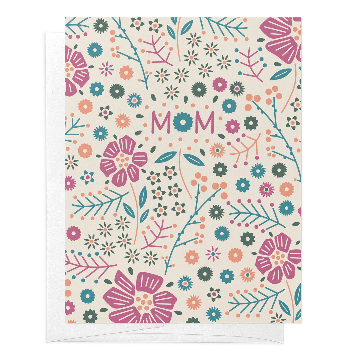 Mom Graphic Floral Mother's Day & Birthday Greeting Card – MASU